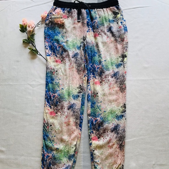 Trouser | cropped pant | colourful | painter | artistic - Picture 5 of 9